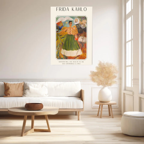 Affiche Frida Kahlo – Marxism Will Give Health To The Sick 1954
