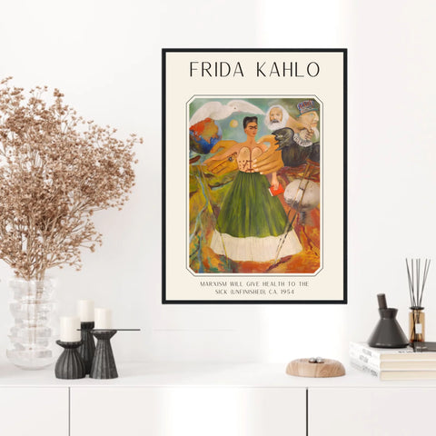 Affiche Frida Kahlo – Marxism Will Give Health To The Sick 1954
