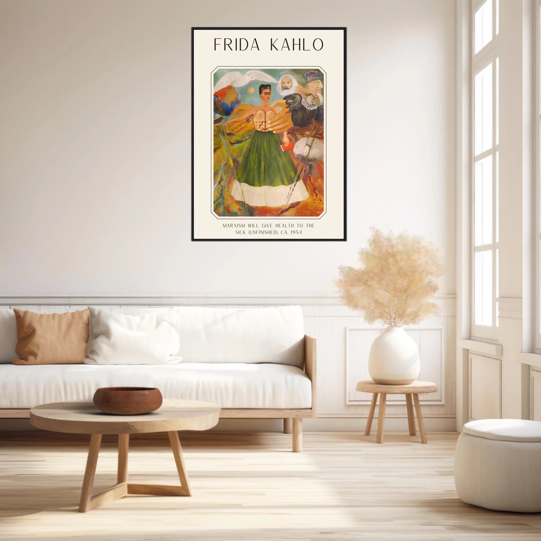 Affiche Frida Kahlo – Marxism Will Give Health To The Sick 1954