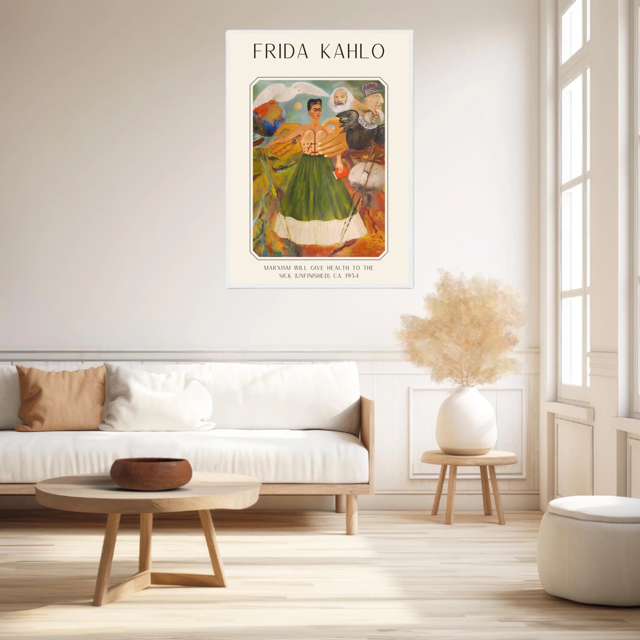 Affiche Frida Kahlo – Marxism Will Give Health To The Sick 1954