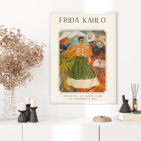 Affiche Frida Kahlo – Marxism Will Give Health To The Sick 1954