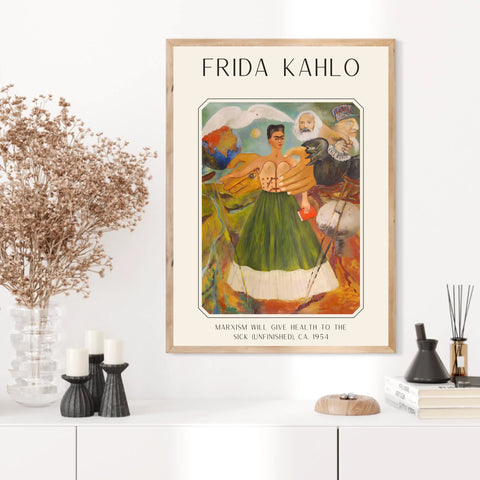 Affiche Frida Kahlo – Marxism Will Give Health To The Sick 1954