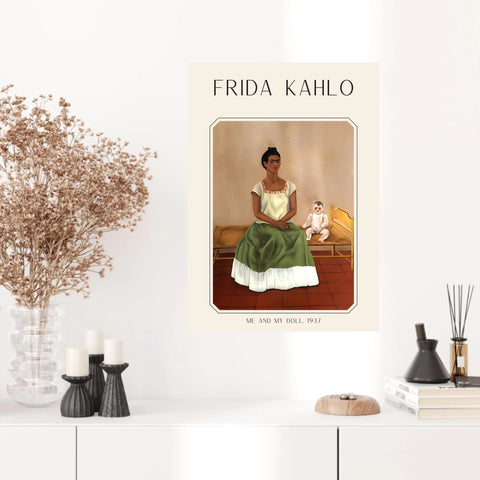 Affiche Frida Kahlo – Me and My Doll 1937