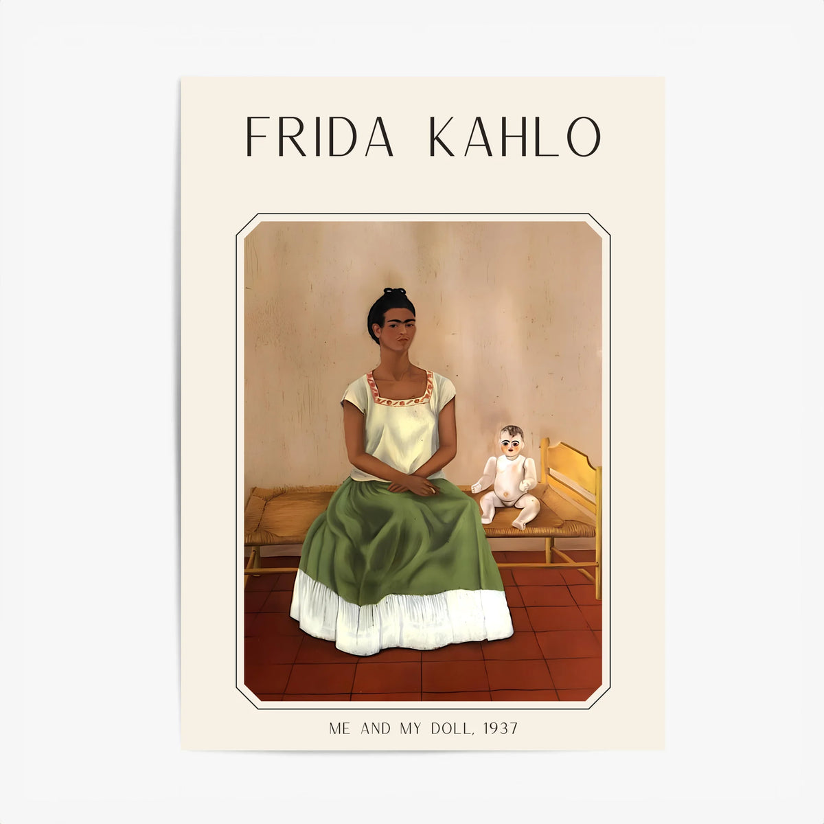 Affiche Frida Kahlo – Me and My Doll 1937