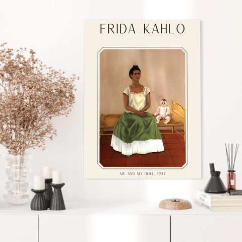 Affiche Frida Kahlo – Me and My Doll 1937