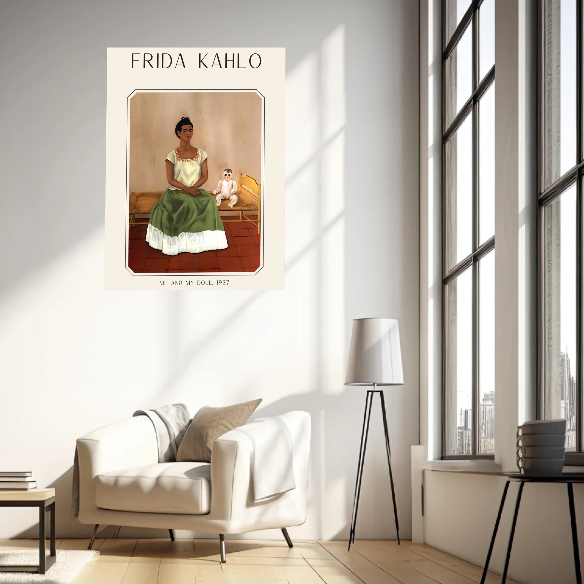 Affiche Frida Kahlo – Me and My Doll 1937