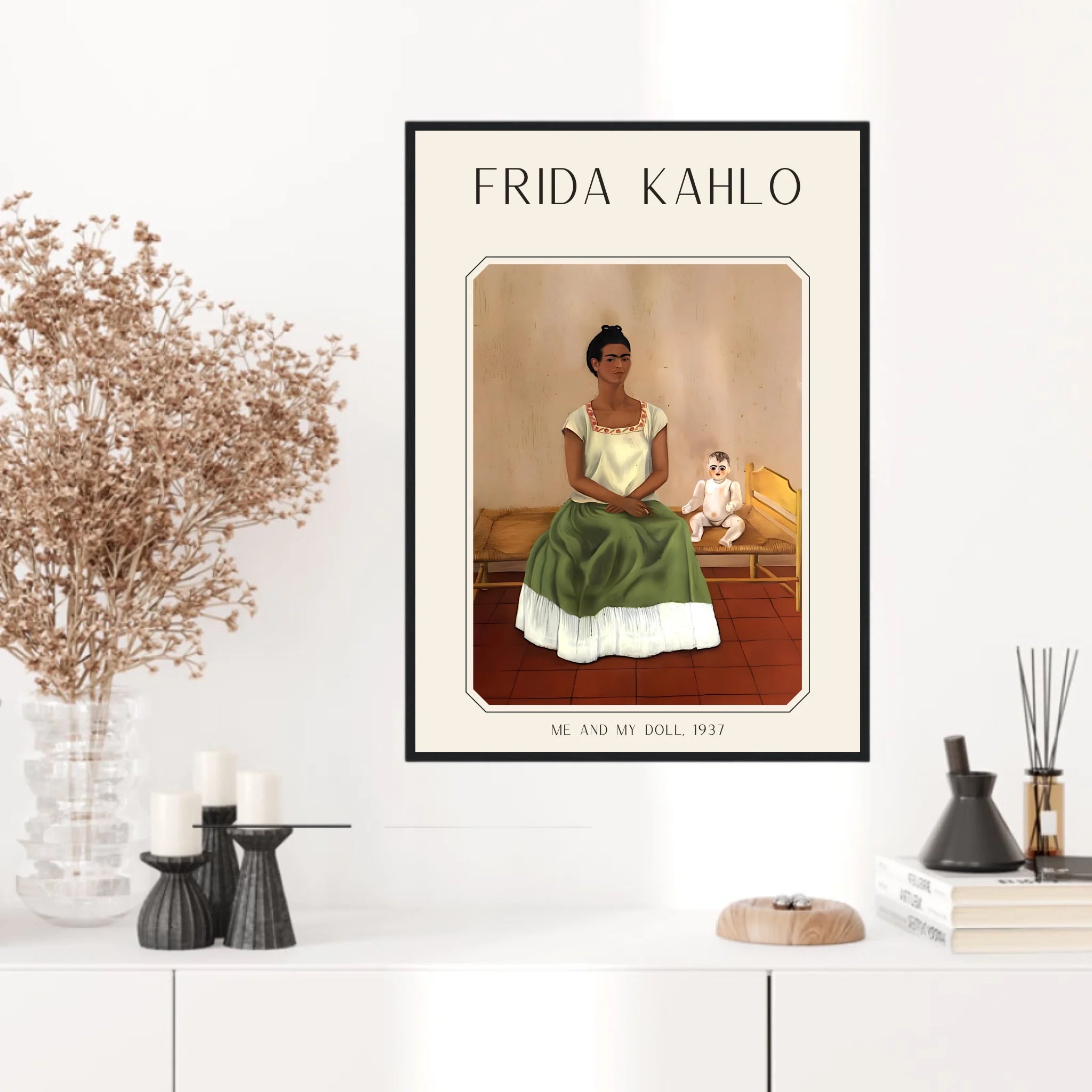 Affiche Frida Kahlo – Me and My Doll 1937