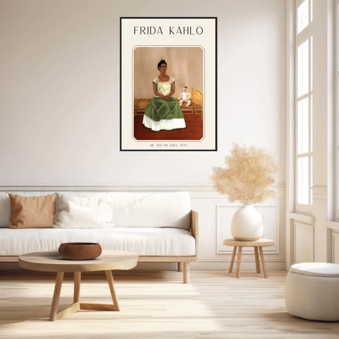 Affiche Frida Kahlo – Me and My Doll 1937