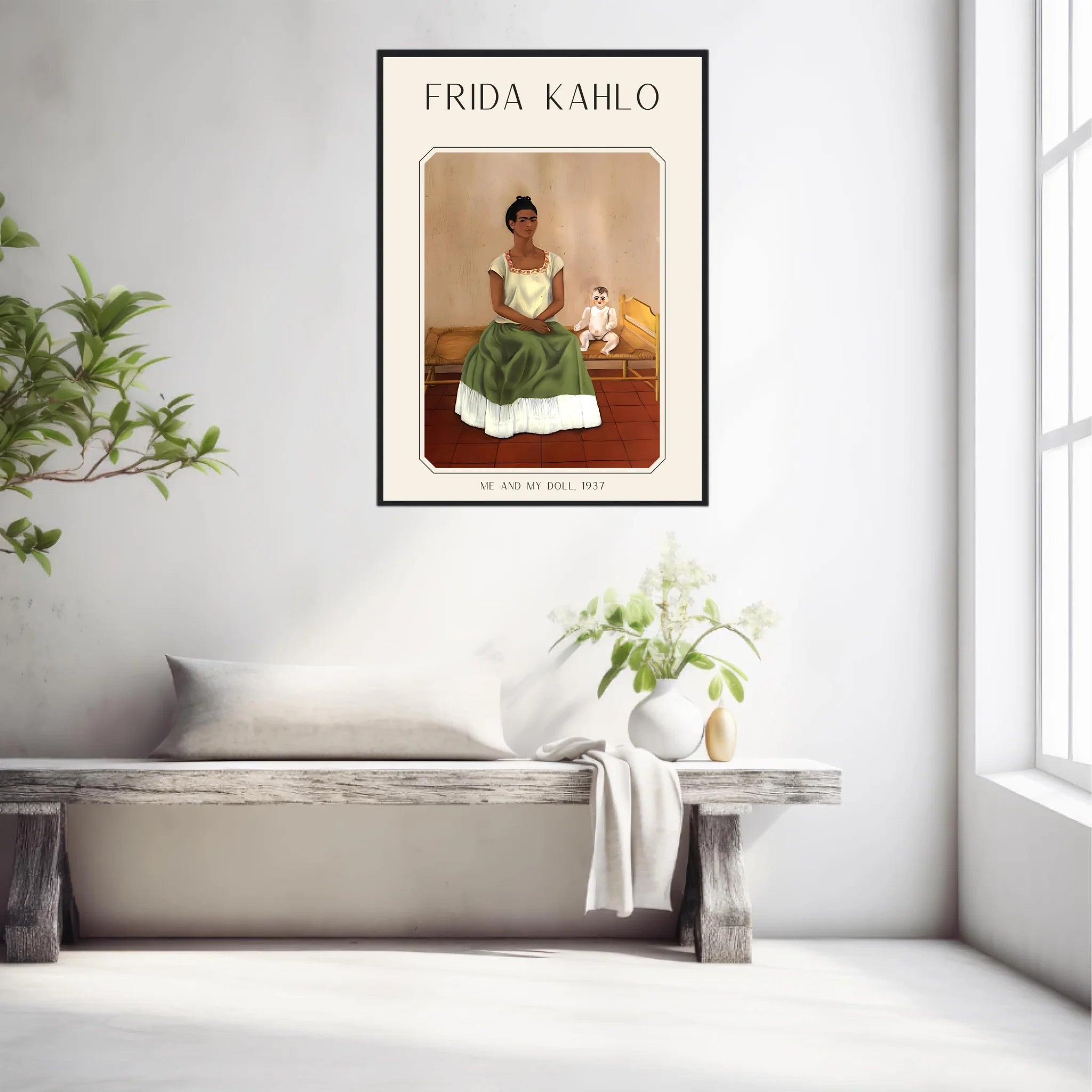 Affiche Frida Kahlo – Me and My Doll 1937