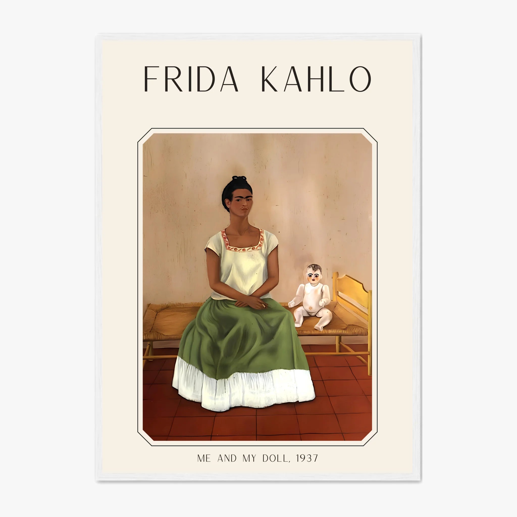 Affiche Frida Kahlo – Me and My Doll 1937