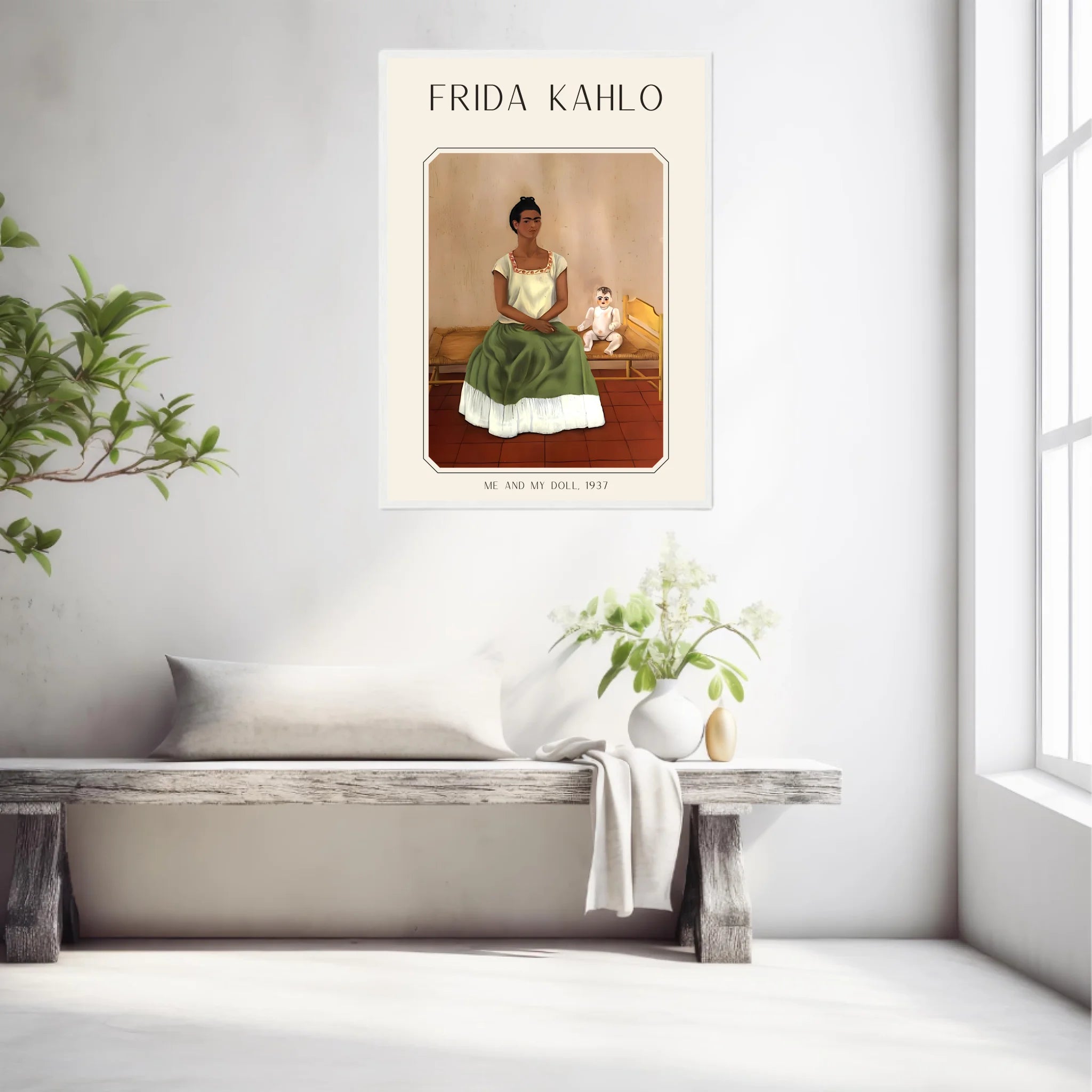 Affiche Frida Kahlo – Me and My Doll 1937