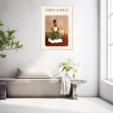 Affiche Frida Kahlo – Me and My Doll 1937
