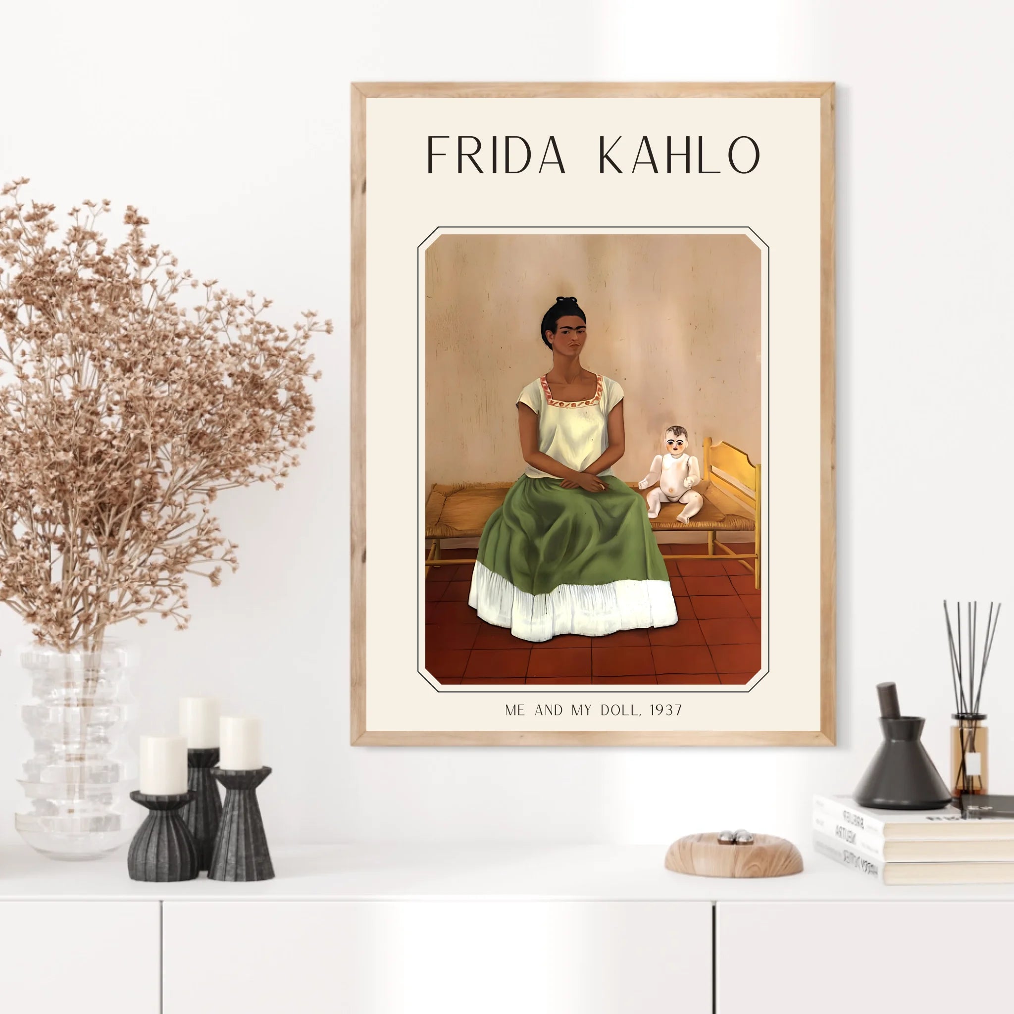Affiche Frida Kahlo – Me and My Doll 1937