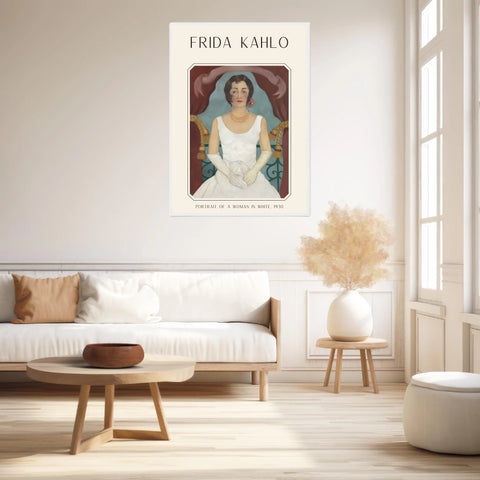 Affiche Frida Kahlo – Portrait Of A Woman In White (1930) | Poster, Toile & Cadre