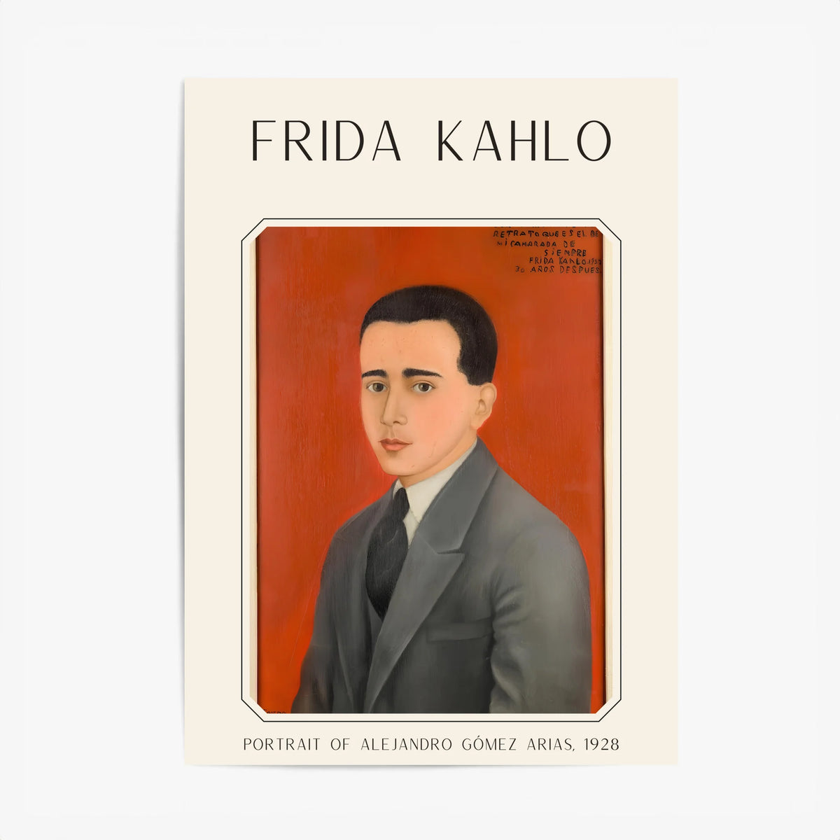 Affiche Frida Kahlo – Portrait Of Alejandro Gómez Arias (1928) | Poster, Toile & Cadre