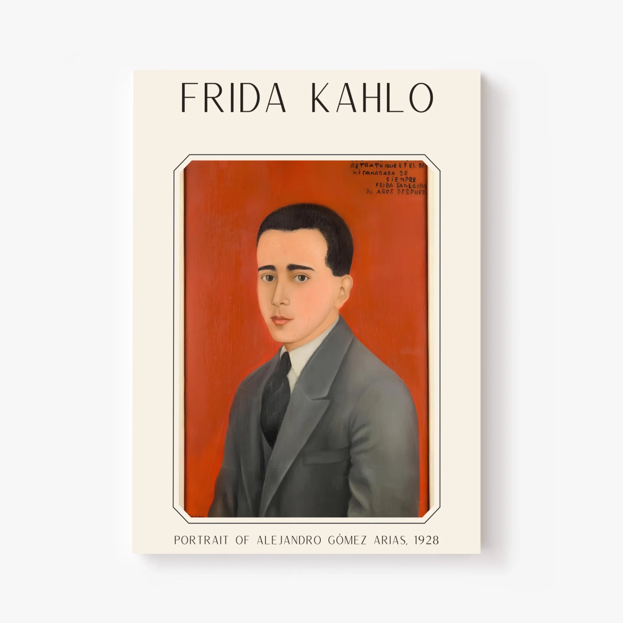 Affiche Frida Kahlo – Portrait Of Alejandro Gómez Arias (1928) | Poster, Toile & Cadre