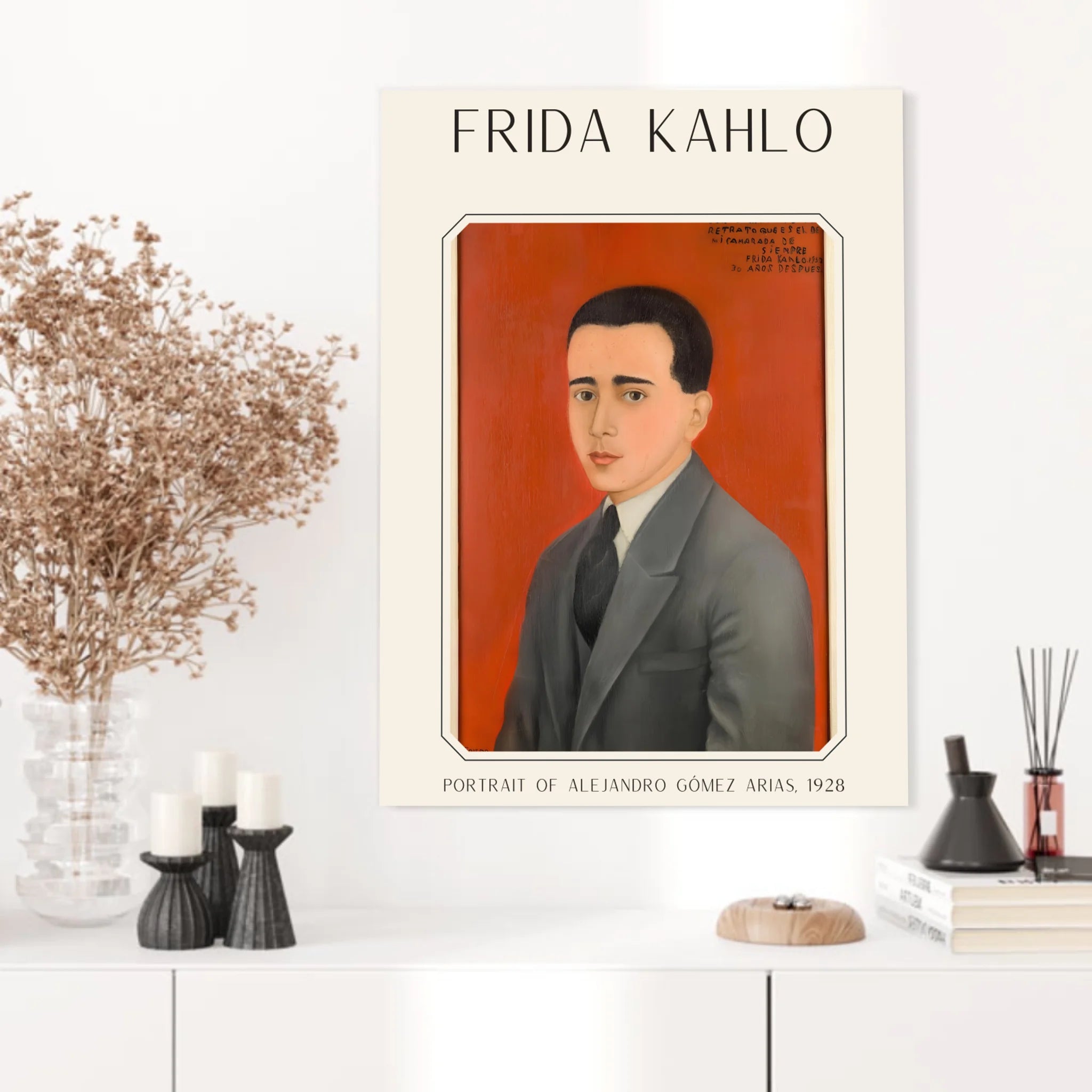 Affiche Frida Kahlo – Portrait Of Alejandro Gómez Arias (1928) | Poster, Toile & Cadre