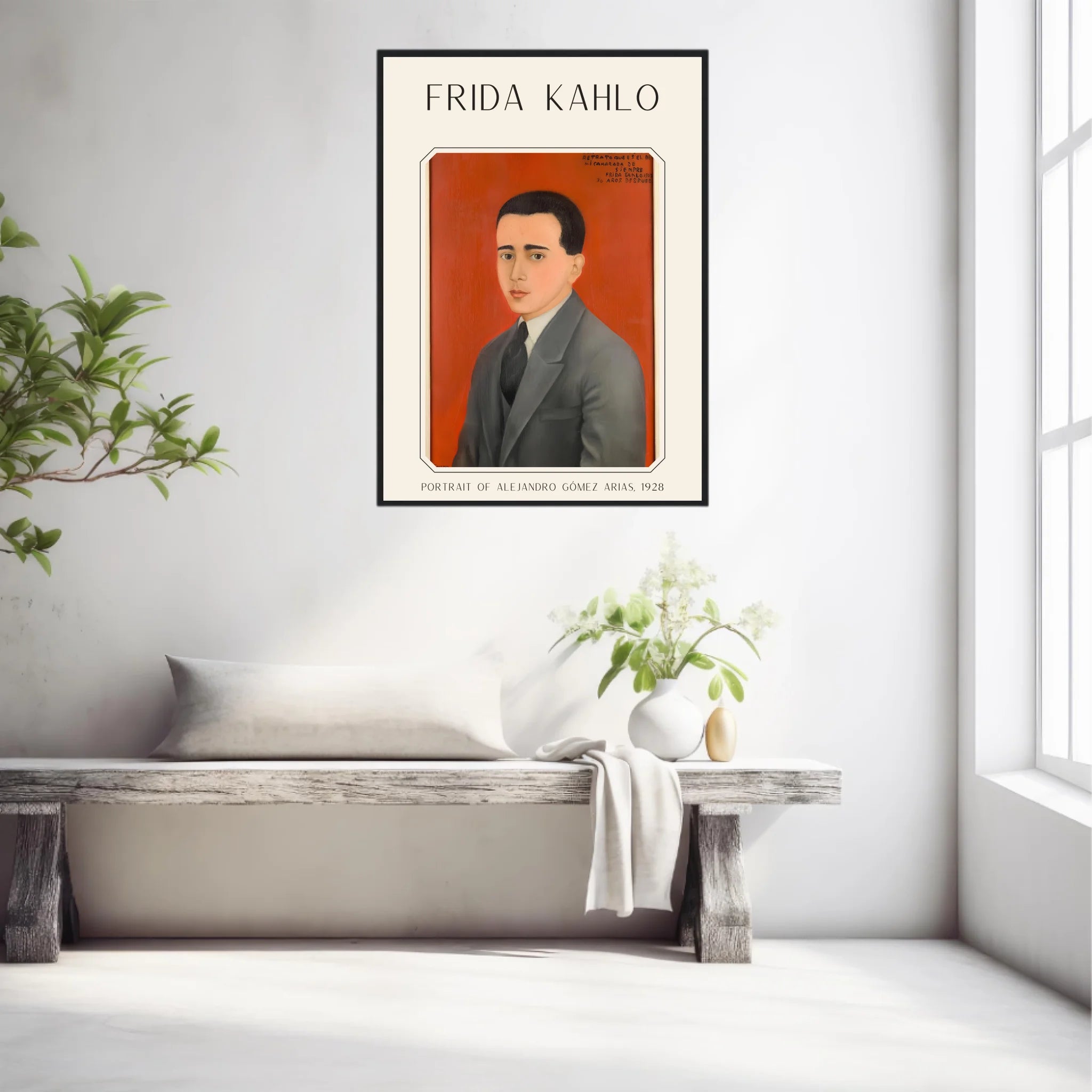 Affiche Frida Kahlo – Portrait Of Alejandro Gómez Arias (1928) | Poster, Toile & Cadre