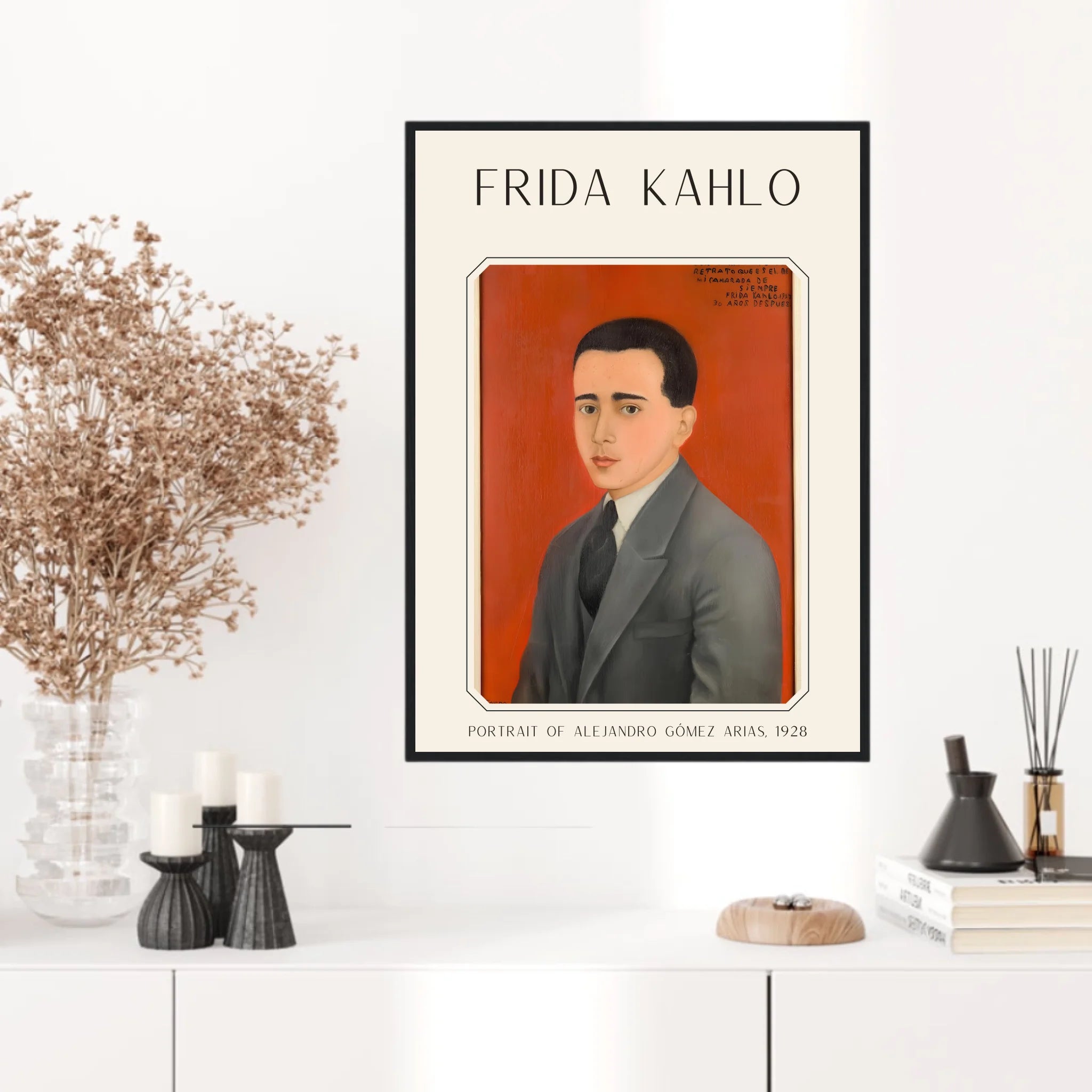 Affiche Frida Kahlo – Portrait Of Alejandro Gómez Arias (1928) | Poster, Toile & Cadre