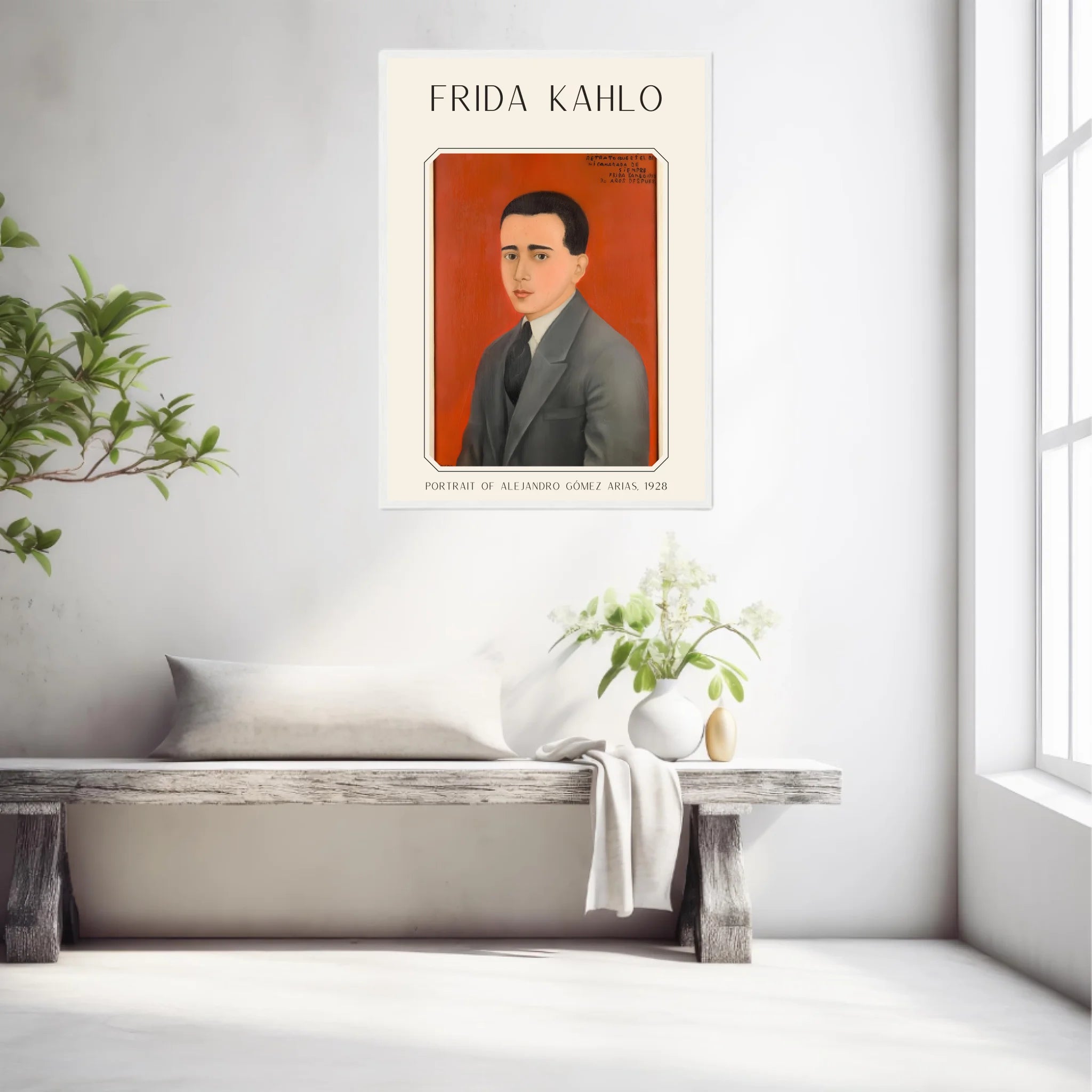 Affiche Frida Kahlo – Portrait Of Alejandro Gómez Arias (1928) | Poster, Toile & Cadre