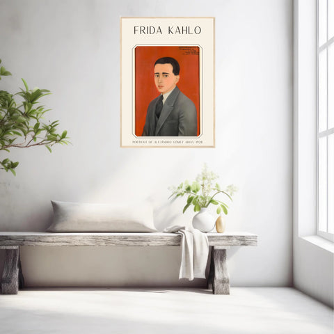 Affiche Frida Kahlo – Portrait Of Alejandro Gómez Arias (1928) | Poster, Toile & Cadre