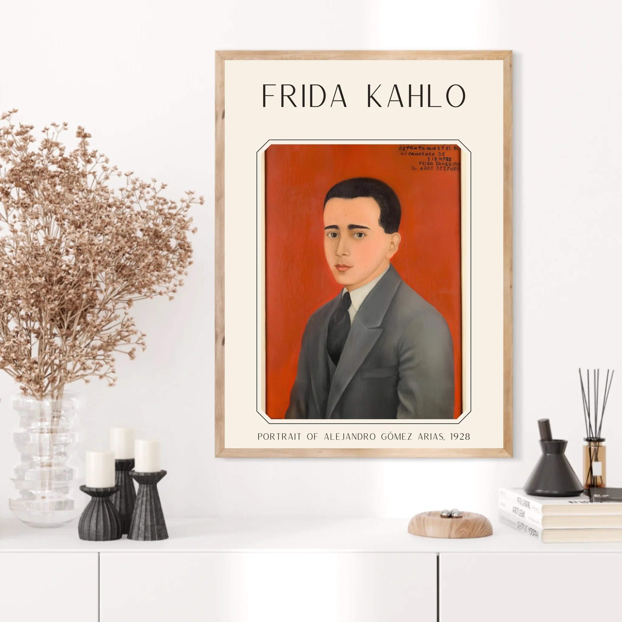 Affiche Frida Kahlo – Portrait Of Alejandro Gómez Arias (1928) | Poster, Toile & Cadre
