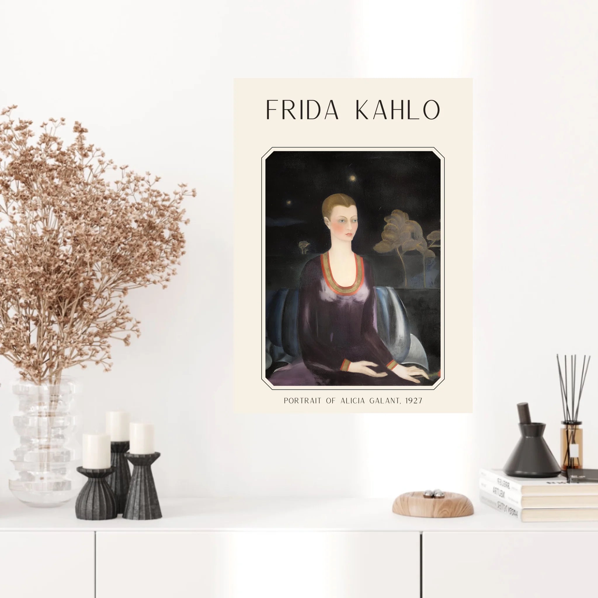 Affiche Frida Kahlo – Portrait Of Alicia Galant (1927) | Poster, Toile & Cadre