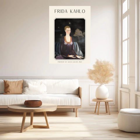 Affiche Frida Kahlo – Portrait Of Alicia Galant (1927) | Poster, Toile & Cadre