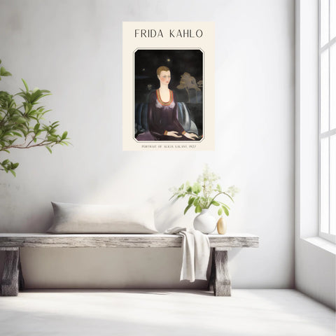 Affiche Frida Kahlo – Portrait Of Alicia Galant (1927) | Poster, Toile & Cadre