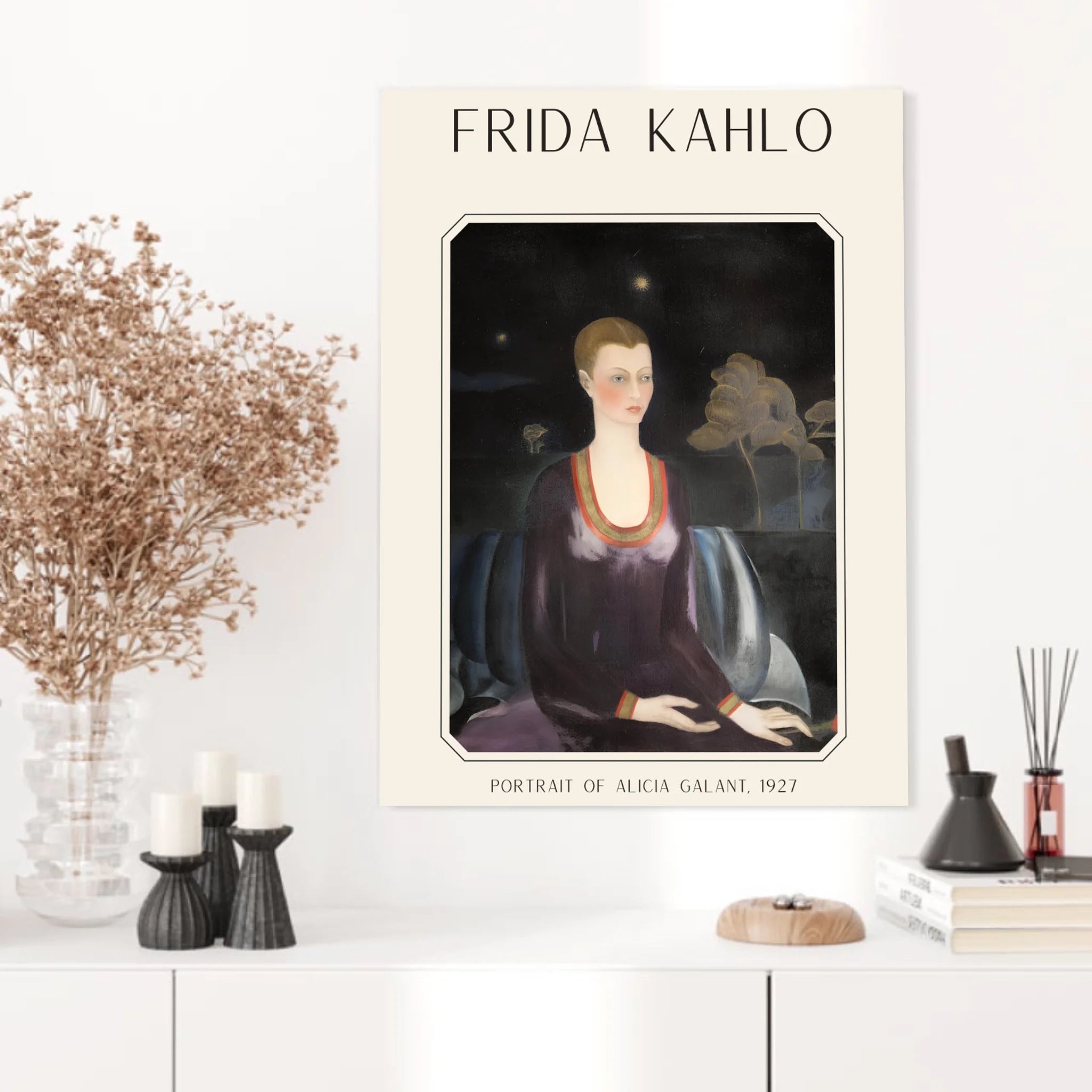 Affiche Frida Kahlo – Portrait Of Alicia Galant (1927) | Poster, Toile & Cadre