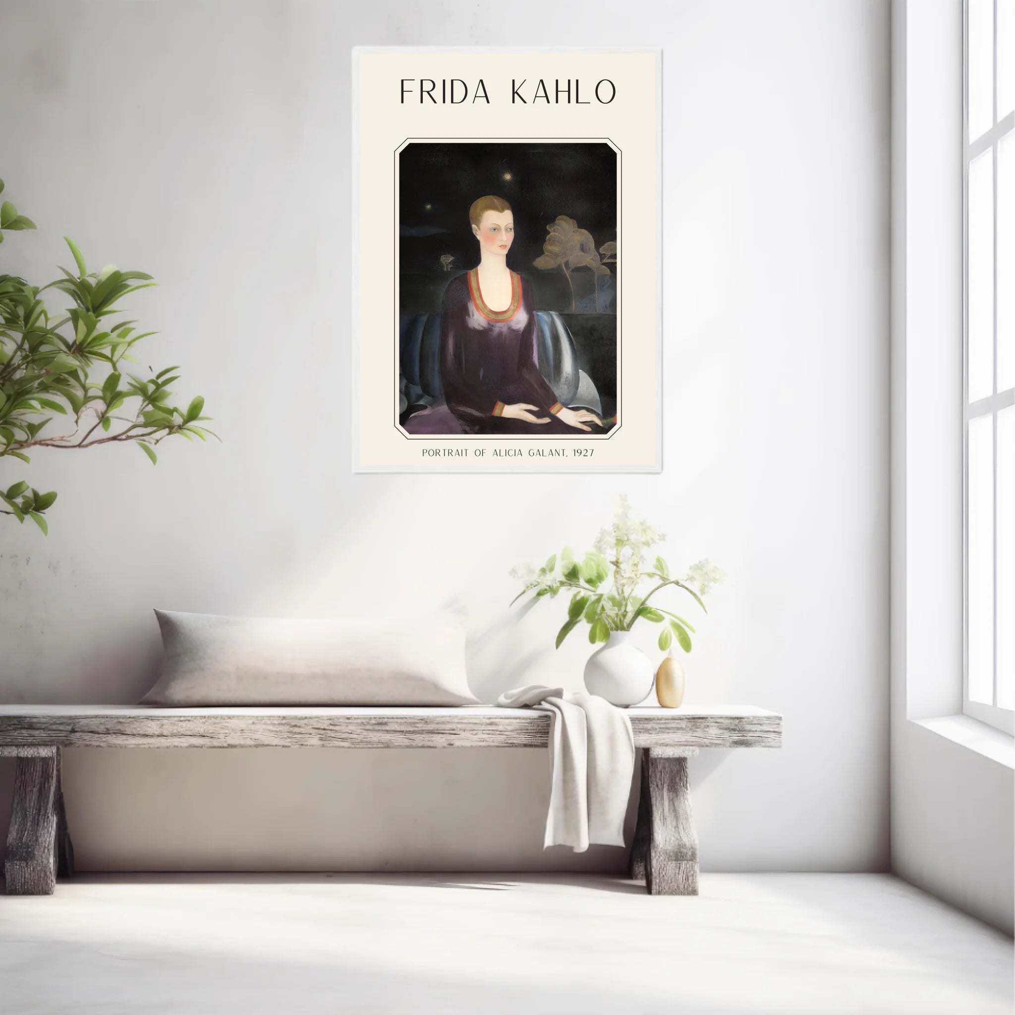 Affiche Frida Kahlo – Portrait Of Alicia Galant (1927) | Poster, Toile & Cadre