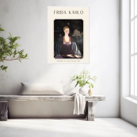 Affiche Frida Kahlo – Portrait Of Alicia Galant (1927) | Poster, Toile & Cadre