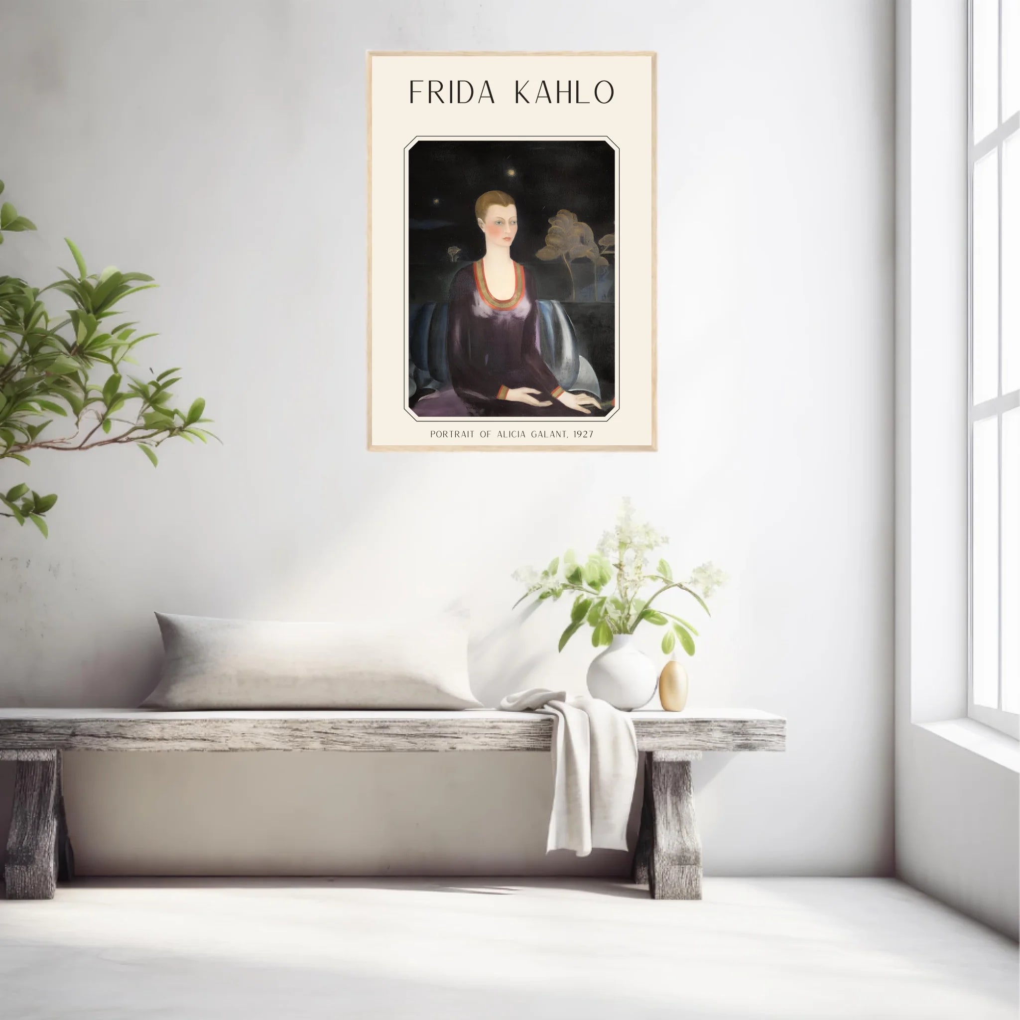 Affiche Frida Kahlo – Portrait Of Alicia Galant (1927) | Poster, Toile & Cadre