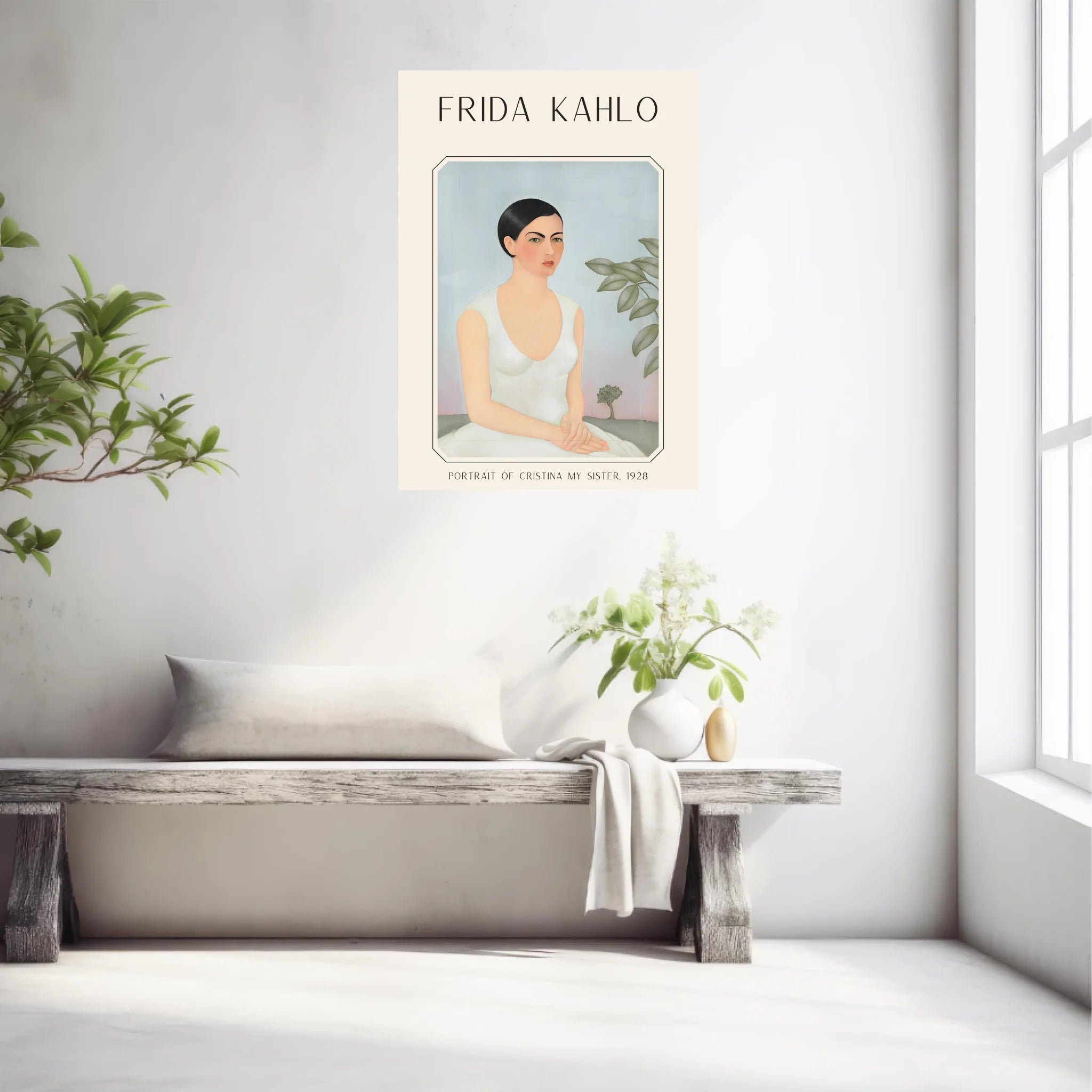 Affiche Frida Kahlo – Portrait Of Cristina My Sister (1928) | Poster, Toile & Cadre