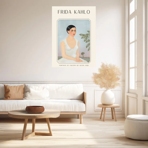 Affiche Frida Kahlo – Portrait Of Cristina My Sister (1928) | Poster, Toile & Cadre