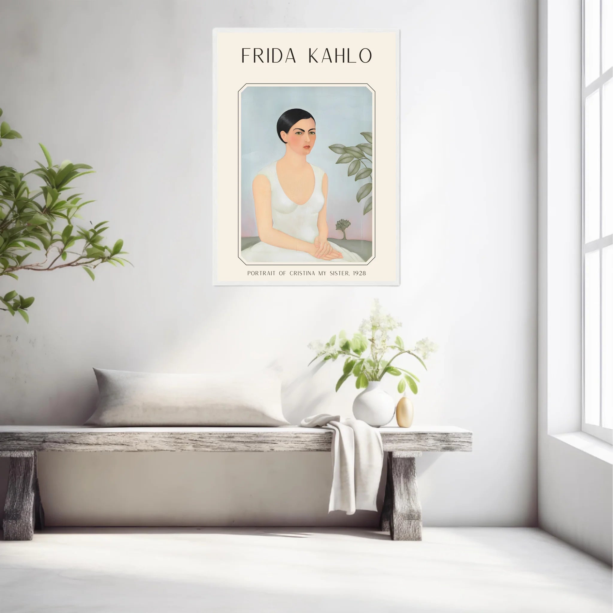 Affiche Frida Kahlo – Portrait Of Cristina My Sister (1928) | Poster, Toile & Cadre