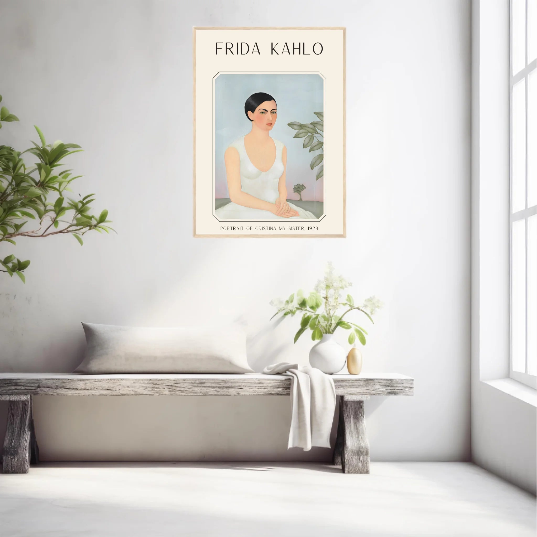Affiche Frida Kahlo – Portrait Of Cristina My Sister (1928) | Poster, Toile & Cadre