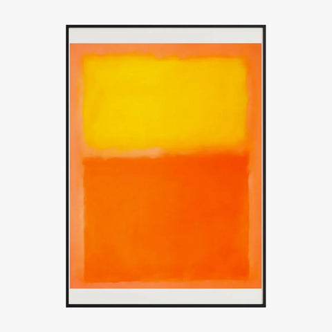 Affiche Déco Mark Rothko Orange And Yellow