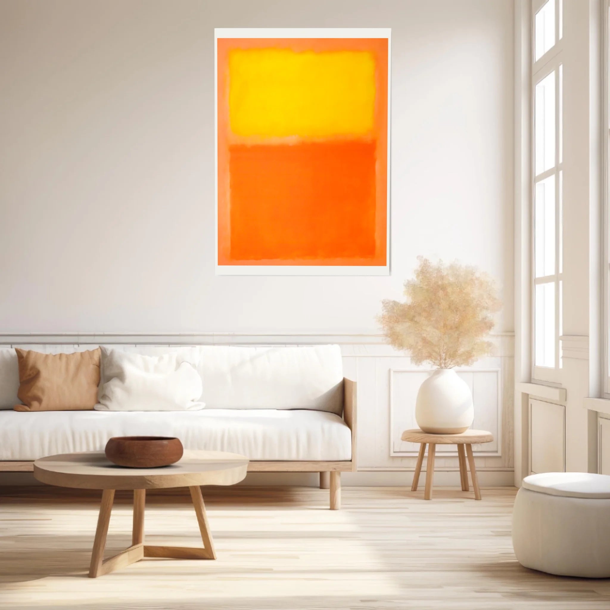 Affiche Déco Mark Rothko Orange And Yellow