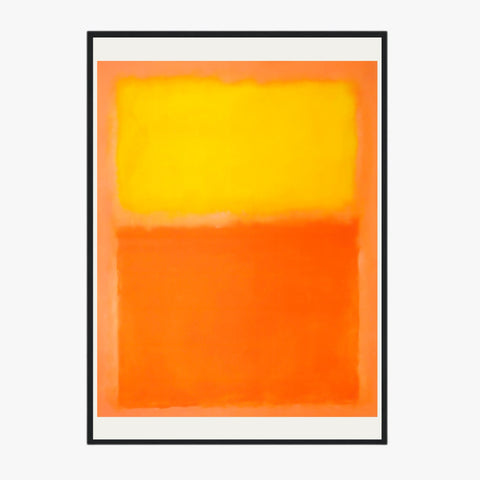 Affiche Déco Mark Rothko Orange And Yellow