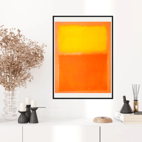 Affiche Déco Mark Rothko Orange And Yellow