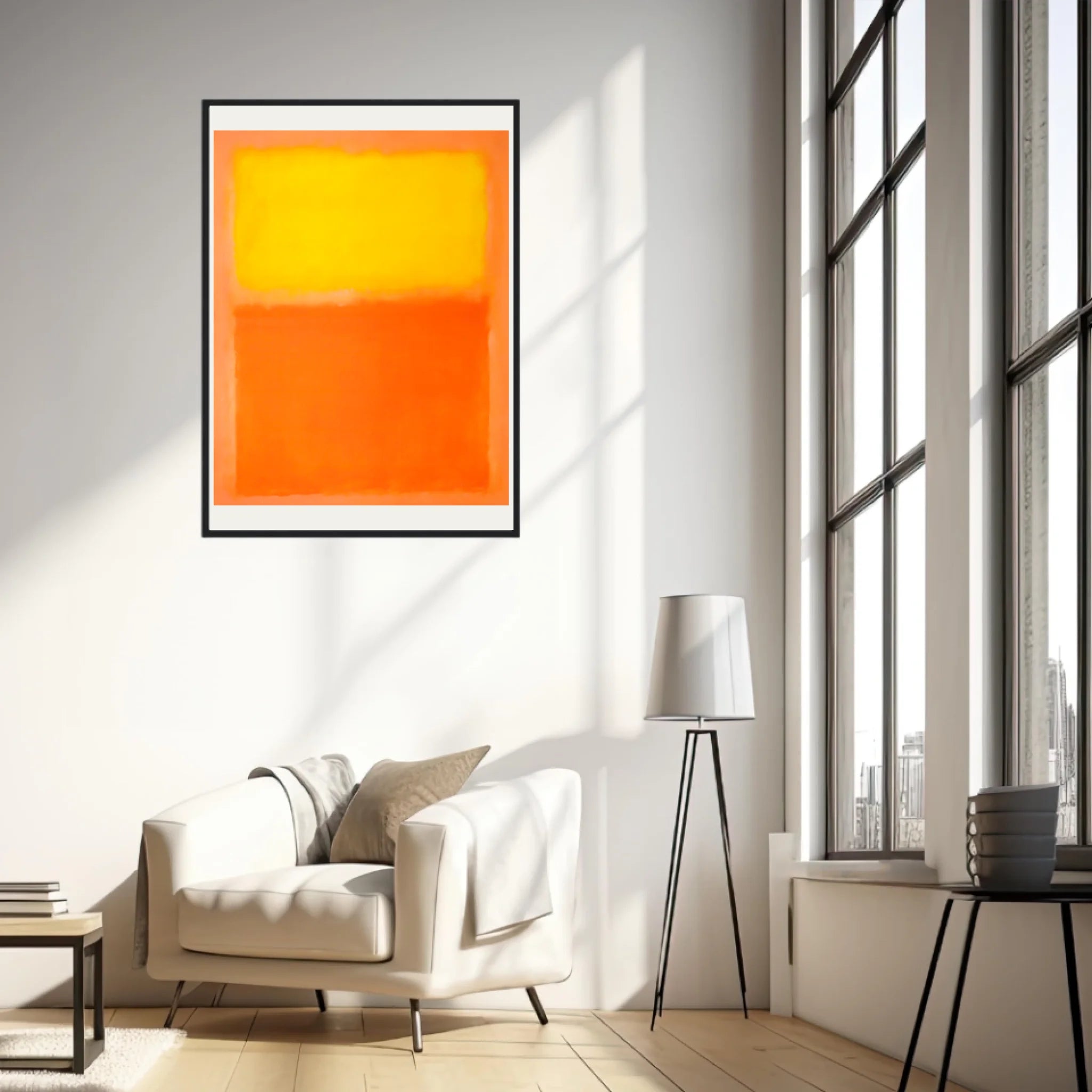 Affiche Déco Mark Rothko Orange And Yellow