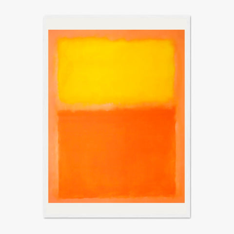 Affiche Déco Mark Rothko Orange And Yellow