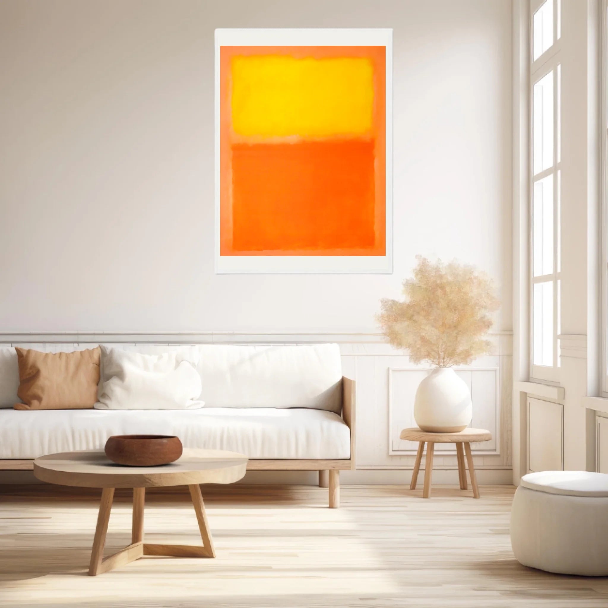 Affiche Déco Mark Rothko Orange And Yellow