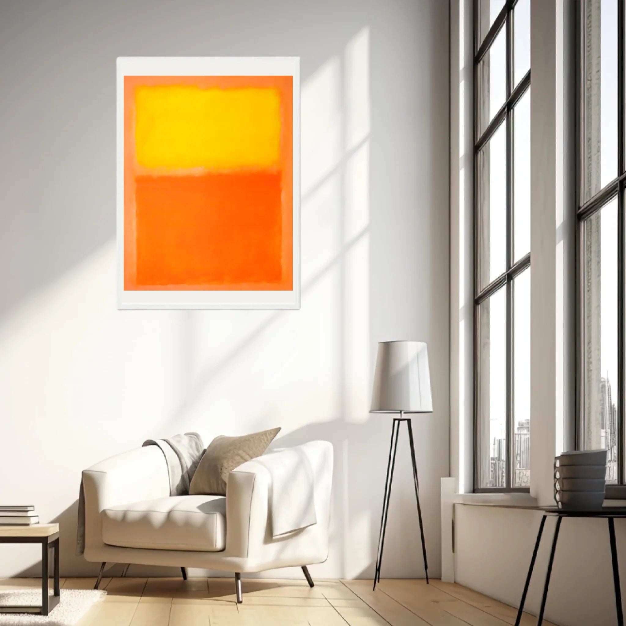 Affiche Déco Mark Rothko Orange And Yellow