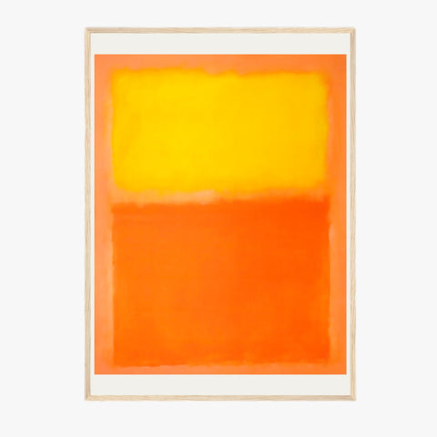 Affiche Déco Mark Rothko Orange And Yellow
