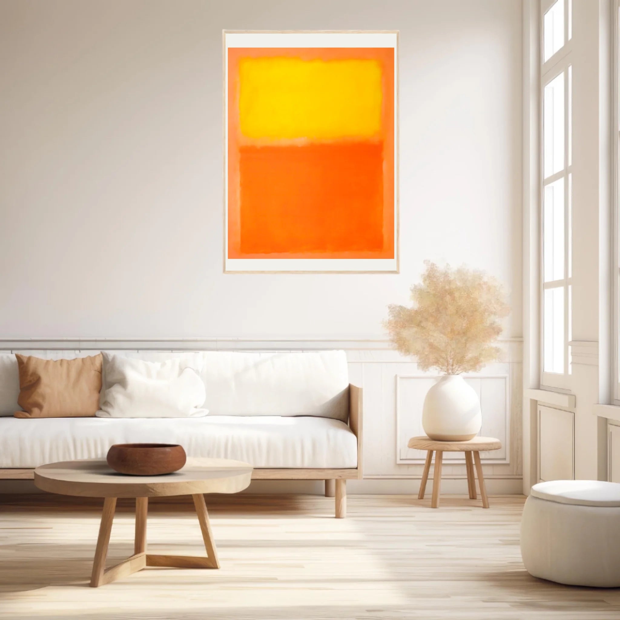 Affiche Déco Mark Rothko Orange And Yellow