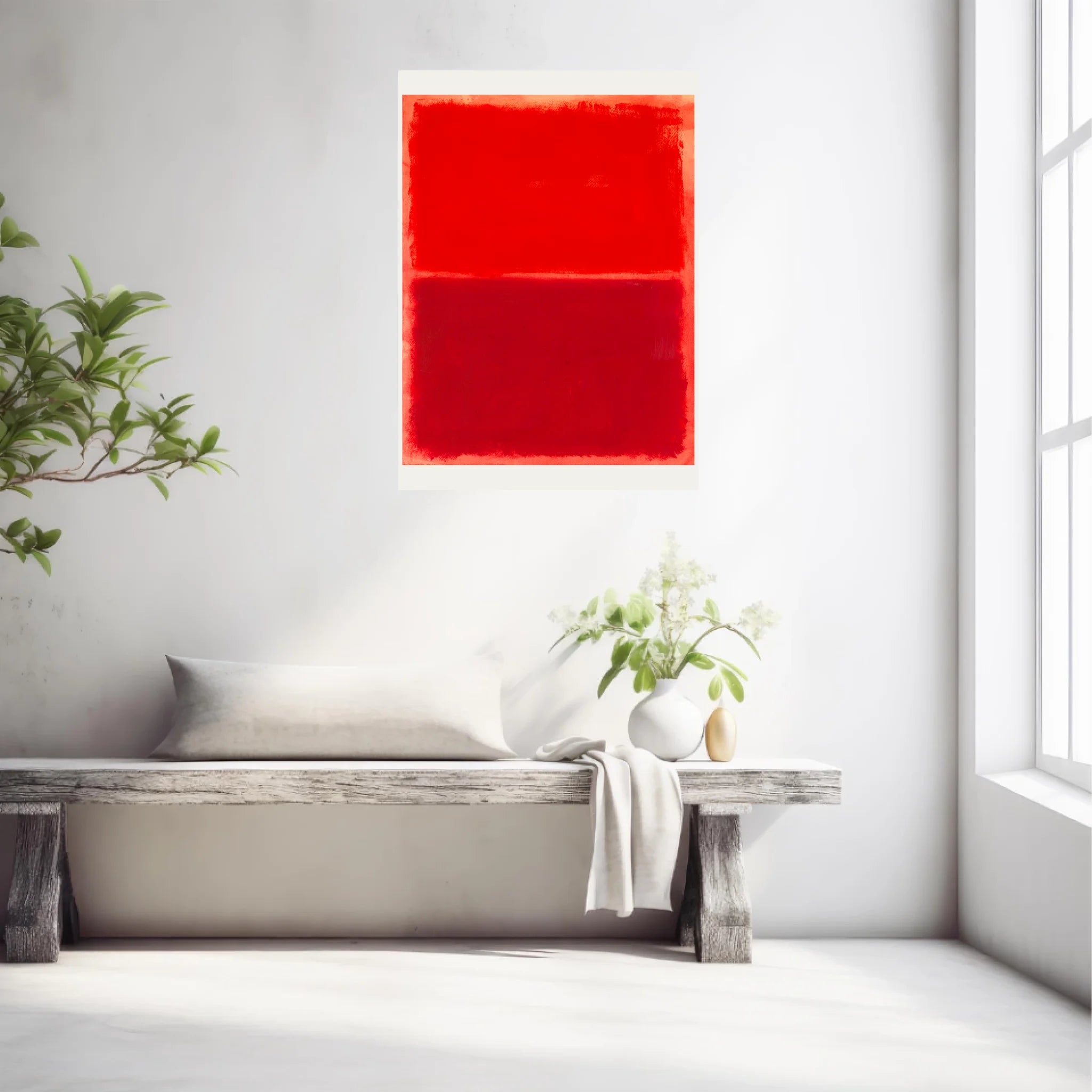 Affiche Déco Mark Rothko Untitled Red On Red
