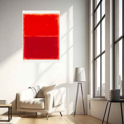 Affiche Déco Mark Rothko Untitled Red On Red
