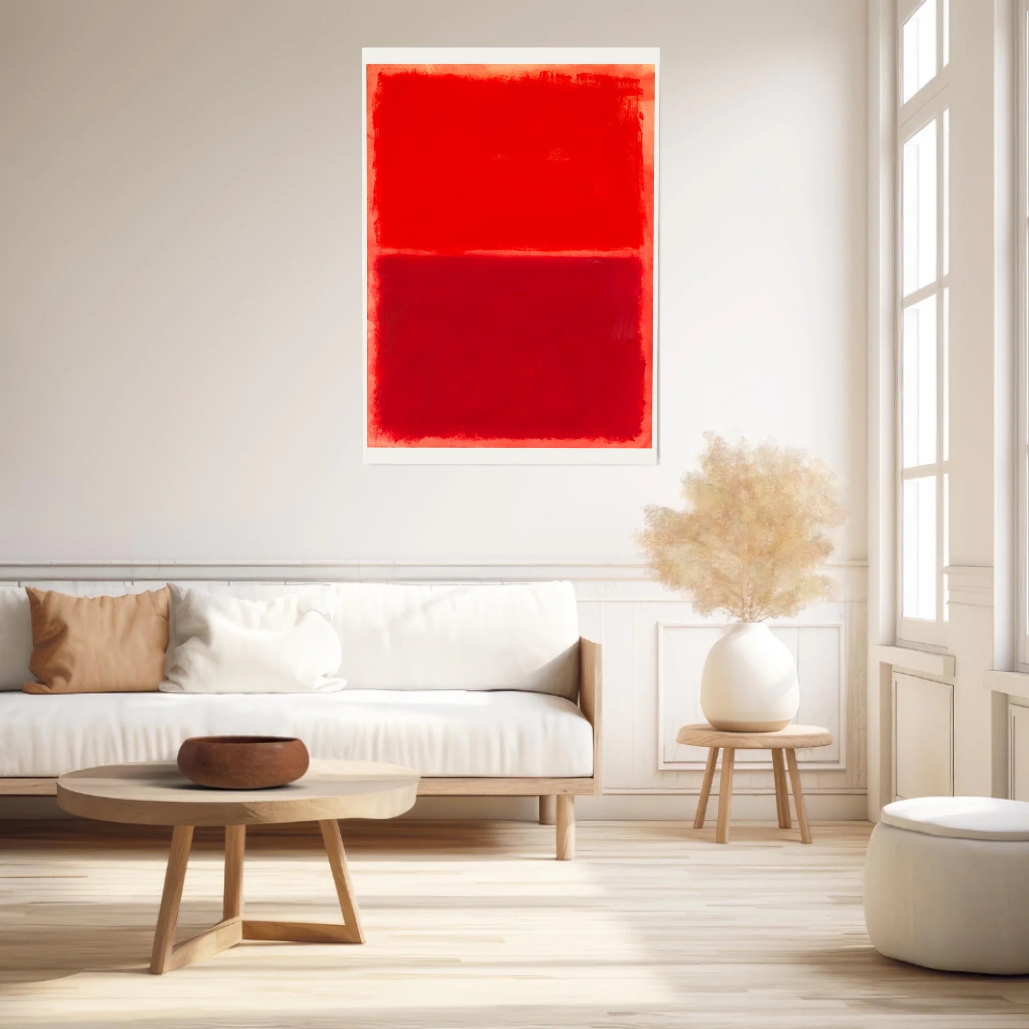 Affiche Déco Mark Rothko Untitled Red On Red